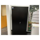 Black Storage Cabinet with Keys *Contents NOT Incl