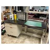 Rolling Work Bench / Table with Contents 72ï¿½ x 32ï¿½