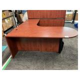 Office Desk w/ left-hand Return 77 1/2ï¿½ x 70 1/2ï¿½