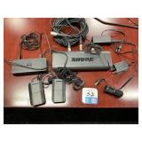 Shure (2) BLX1 H11 Wireless Mics, (1) Shure BLX86