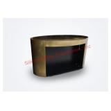 Oval Brass 1/4" Plated Reception Desk