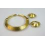 ILIAS LALAOUNIS 22K BANGLE & EARRING SUITE