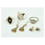 (5) PIECE GOLD JEWELRY GROUP