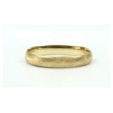 14K SLIDE HINGED BANGLE BRACELET
