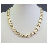 ITALIAN 14K FOXTAIL NECKLACE
