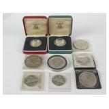 (16) INTERNATIONAL SILVER COINS - ALL .925 OR .999