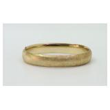 14K SLIDE HINGED BANGLE BRACELET