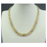 ITALIAN 14K FANCY LINK NECKLACE