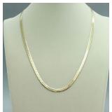 14K HERRINGBONE NECKLACE