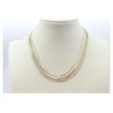 (4) 14K SERPENTINE NECKCHAINS