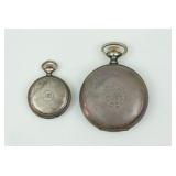 (2) STERLING POCKET WATCHES