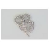 18K DIAMOND SPRAY BROOCH