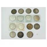 (15) US SILVER DOLLAR COINS - MOST MORGANS