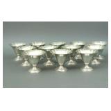 (12) DOMINICK & HAFF STERLING SUNDAE CUPS
