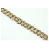 14K PARALLEL LINK BRACELET