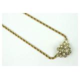 14K/18K DIAMOND PENDANT NECKLACE