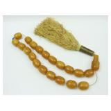 LARGE BUTTERSCOTCH AMBER BEADED NECKLACE