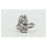 14K RETRO OR RETRO STYLE DIAMOND RING