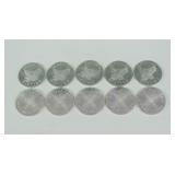(10) SUNSHINE MINING 1 TROY OZ .999 SILVER ROUNDS