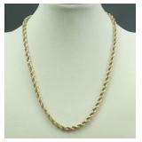 14K ROPE LINK NECKLACE