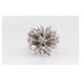 18K DIAMOND STARBURST RING