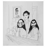 (2) AL HIRSCHFELD PRINTS - ETCHING & LITHOGRAPH