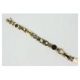 14K MULTI GEMSTONE SLIDE BRACELET