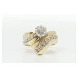 14K DIAMOND WEDDING RING