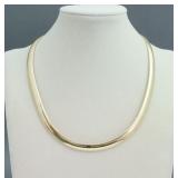 14K OMEGA NECKLACE