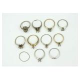 (11) 14K SCRAP GOLD RINGS