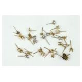 (33) 14K SCRAP GOLD EARRINGS