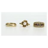 (3) 14K RINGS