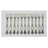 (11) INTERNATIONAL SILVER STERLING SEAFOOD FORKS