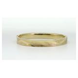 14K SIDE HINGED BANGLE