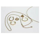 (7) PIECE GOLD JEWELRY GROUP INCL. SCRAP