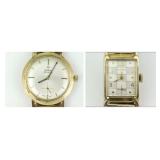 (2) VINTAGE WATCHES - 14K & GOLD FILLED