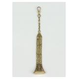 14K WATCH FOB CHAIN