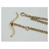 MJ PEIKES 14K WATCH CHAIN WITH NON-GOLD EXTENSION