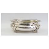 GERMAN 835 SILVER FOOTED BOWL BY GAYER & KRAUSS