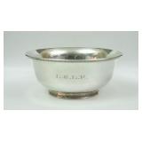 MARCUS & CO. STERLING GREEK KEY CENTER BOWL