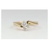 14K DIAMOND WEDDING SET