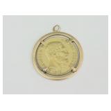 1875 BELGIUM 20 FRANC GOLD COIN