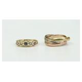 (2) 14K RINGS