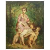19THC. OIL PAINTING SIGNED CHAPLIN