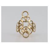 14K MODERN STYLE FREEFORM RING