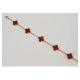 VAN CLEEF & ARPELS 5-MOTIF ALHAMBRA BRACELET