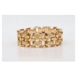 ITALIAN 18K FANCY LINK BRACELET