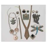 (14) SILVER SOUTHWESTERN & MEXICAN JEWELRIES