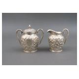 BRITISH STERLING CREAM & SUGAR PAIR