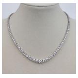 PLATINUM & DIAMOND CHOKER NECKLACE, 16.00CTW
